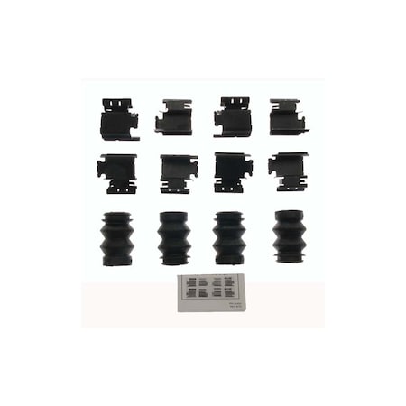 Carlson Brake Hardware 10 Mercedes Glk350 (F) D1406 Bk Hardware Kit, H5849Q H5849Q